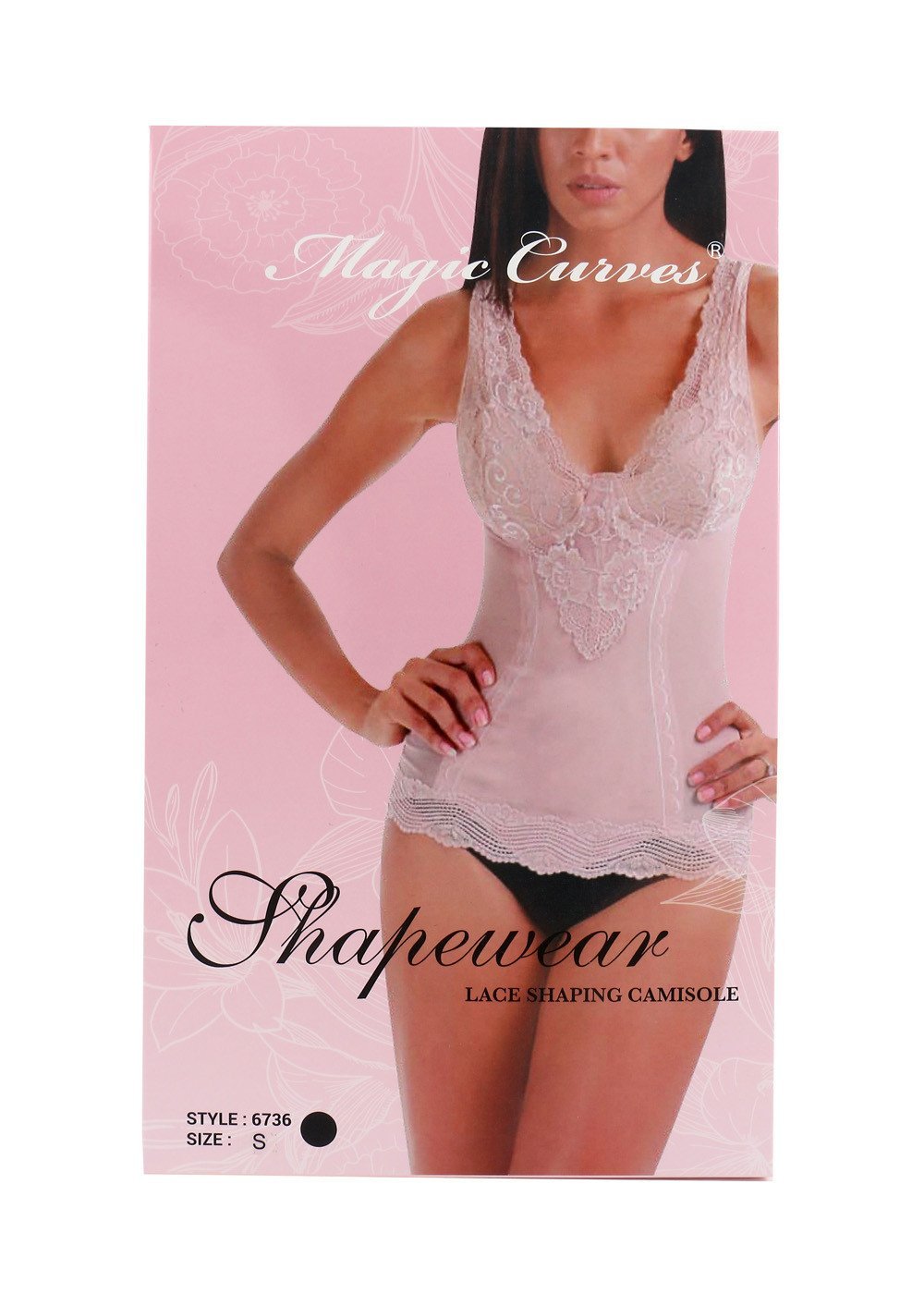 magic curves seamless high control open bust camisole w