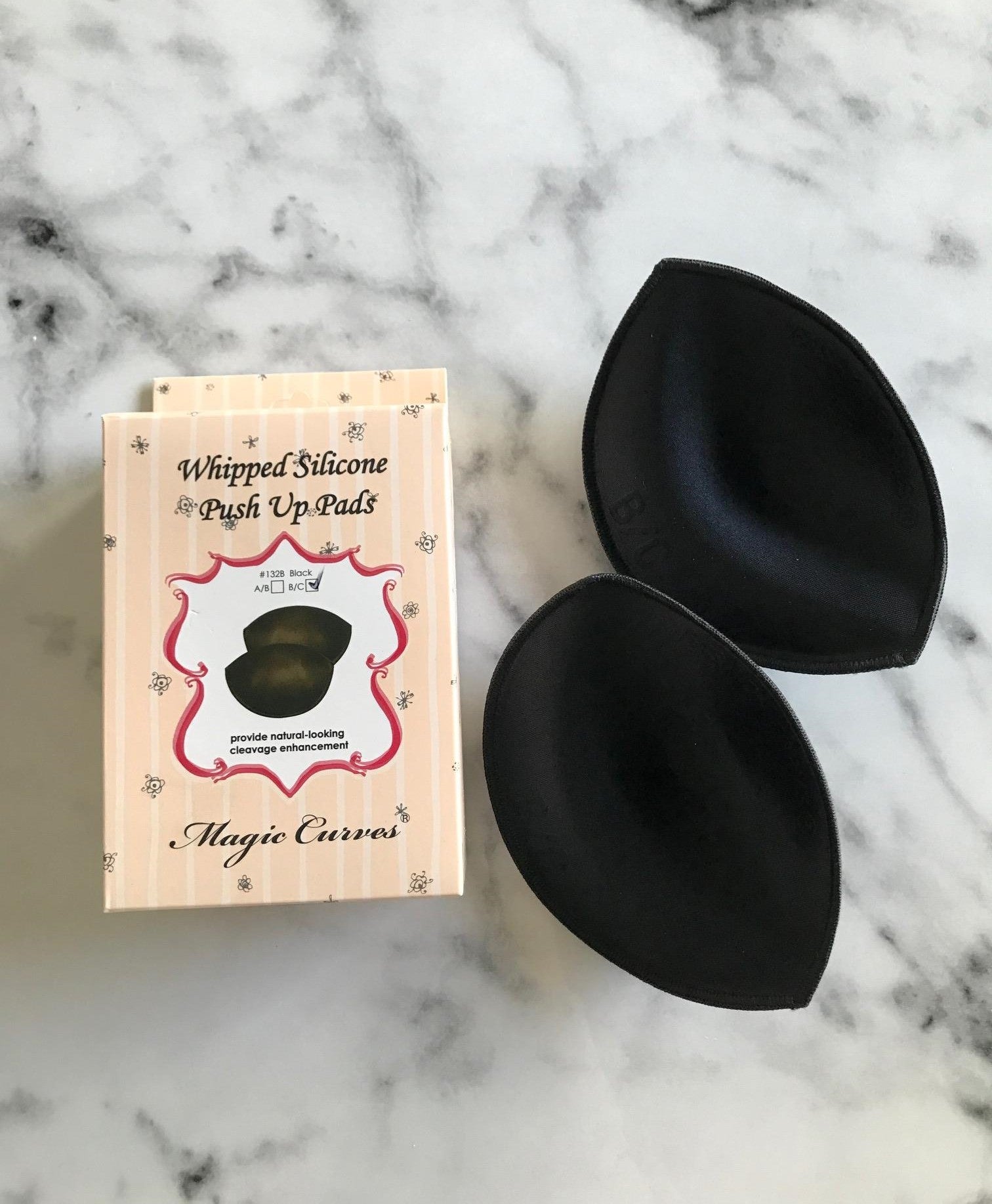 MAGIC CURVES WHIPPED SILICONE PUSH UP PADS (SIZES A/B, B/C